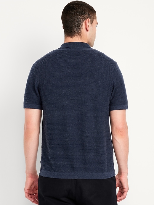 Image number 2 showing, Short-Sleeve Camp Sweater