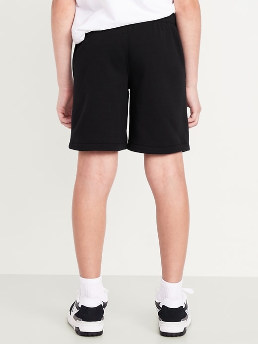 View large product image 2 of 4. Below Knee Fleece Jogger Shorts for Boys