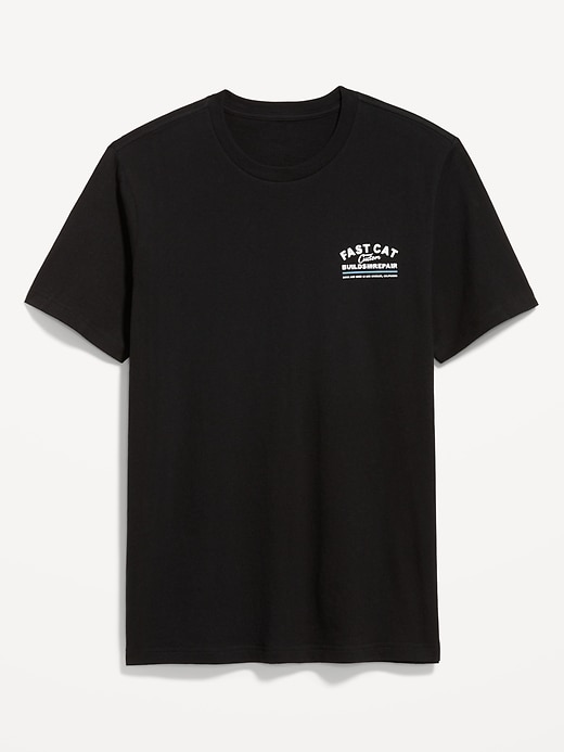 Image number 1 showing, Crew-Neck Graphic T-Shirt