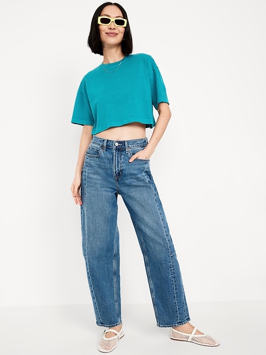 Image number 3 showing, Oversized Cropped T-Shirt