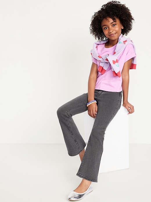 Image number 3 showing, High-Waisted Flare-Leg Jeans for Girls
