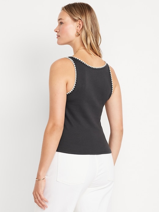 Image number 6 showing, Embroidered Tank Top