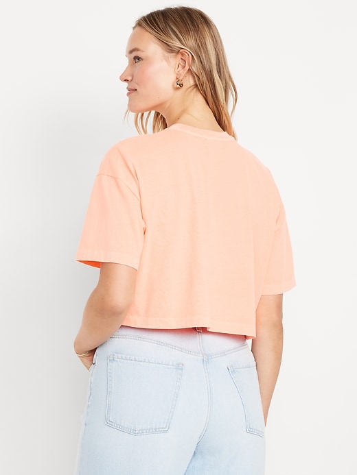 Image number 6 showing, Oversized Cropped T-Shirt