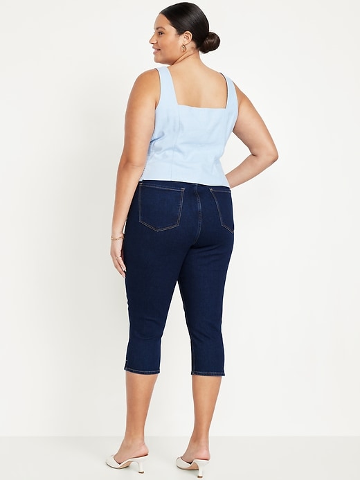 Image number 7 showing, High-Waisted Rockstar Slim Capri Jeans