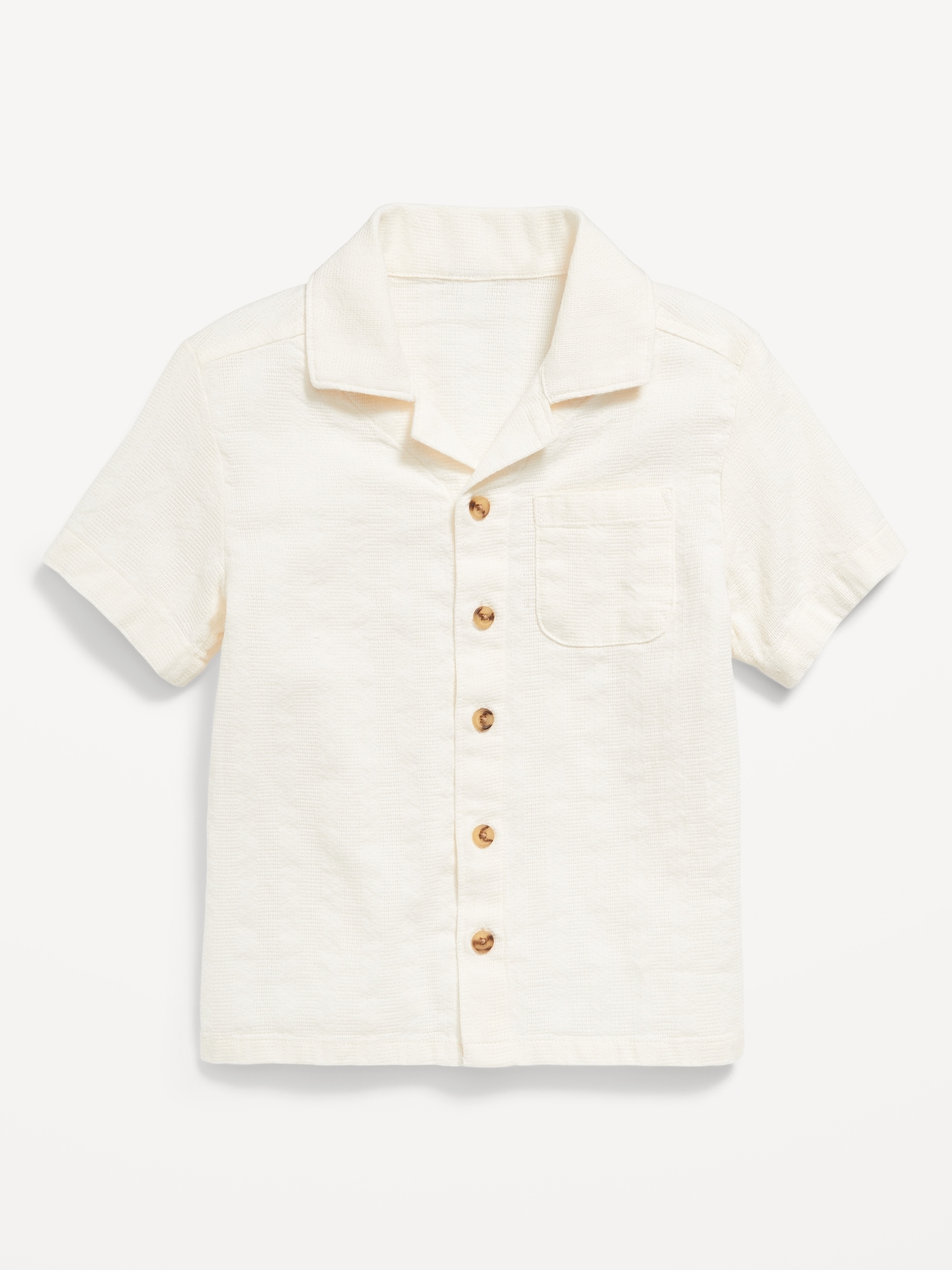 Short-Sleeve Pocket Shirt for Toddler Boys