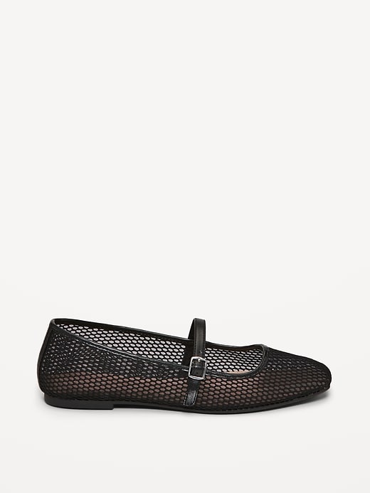 Image number 6 showing, Mesh Mary Jane Ballet Flat