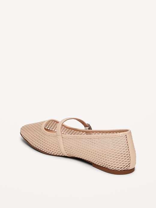 Image number 4 showing, Mesh Mary Jane Ballet Flat