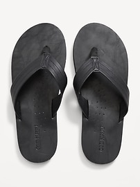 L'image numéro 1 présente Sandales de plage en similicuir pour homme