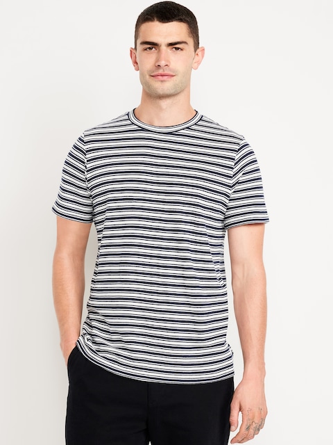 Jacquard-Stripe T-Shirt