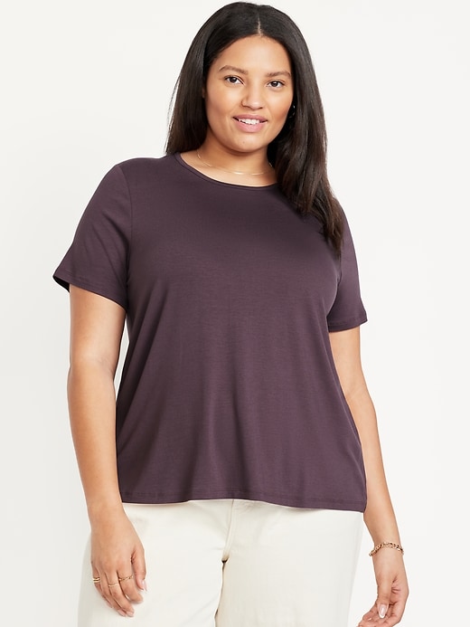 Image number 7 showing, Luxe Crew-Neck T-Shirt