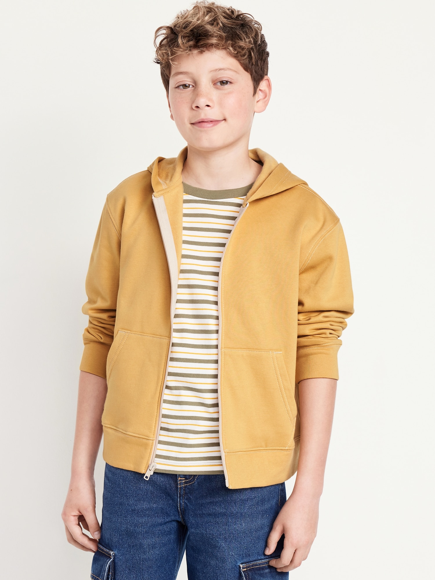 Gender-Neutral Zip Hoodie for Kids