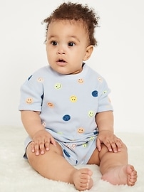 Image number 1 showing, Printed Waffle-Knit Top and Shorts Set for Baby