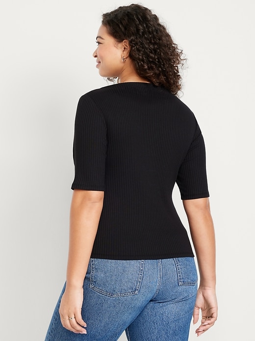 Image number 6 showing, Ribbed T-Shirt