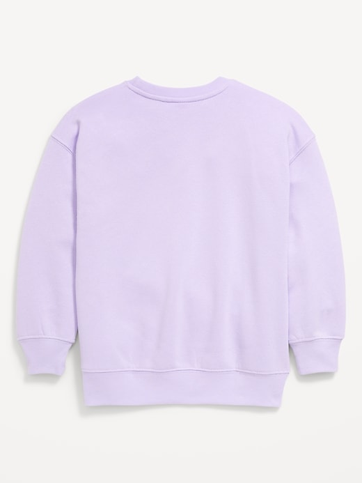 Image number 4 showing, Disney© Bambi Oversized Graphic Sweatshirt for Girls