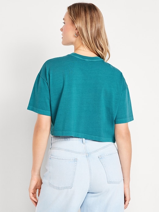 Image number 6 showing, Oversized Cropped T-Shirt