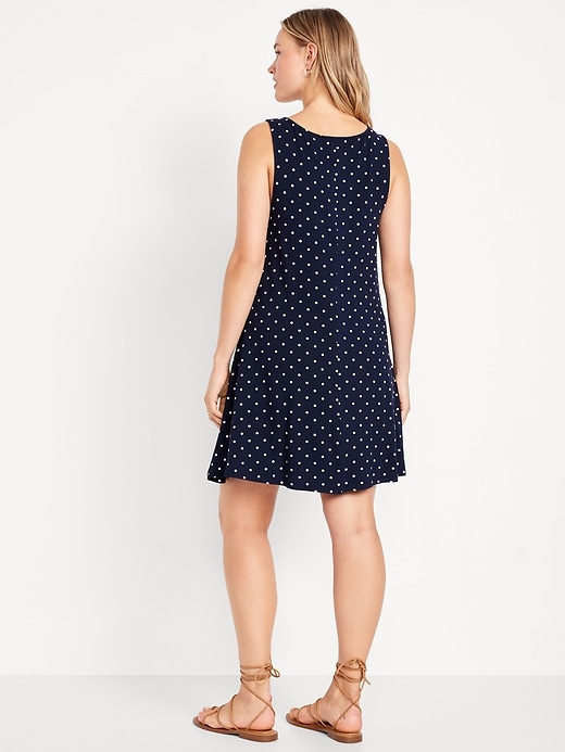 Image number 8 showing, Sleeveless Mini Swing Dress