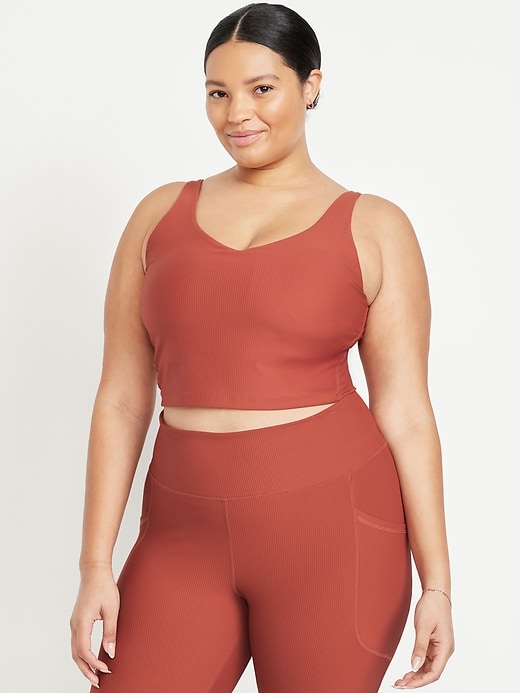 Image number 6 showing, Light Support PowerSoft Rib Longline Sports Bra