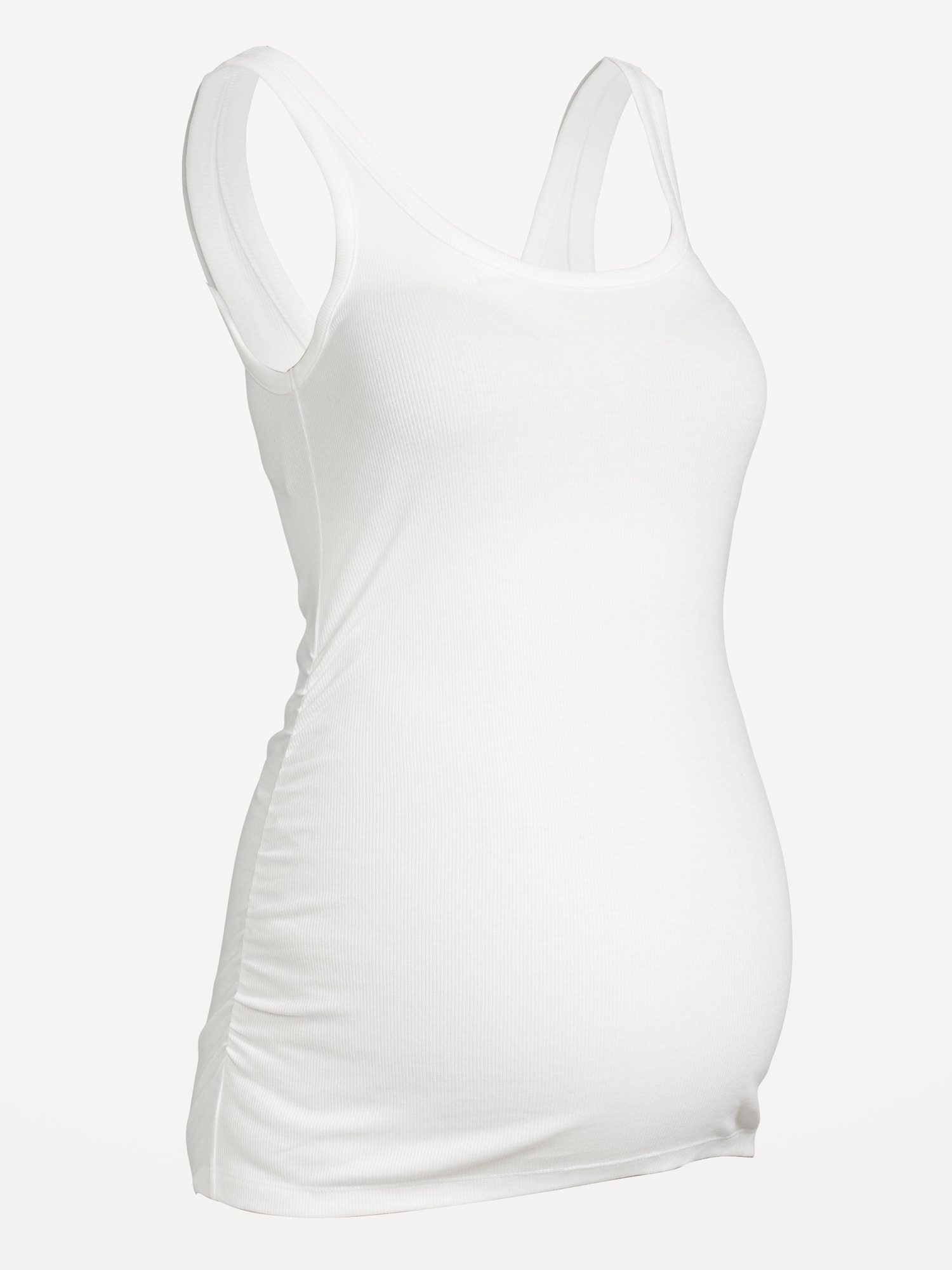 Maternity Scoop-Neck Ribbed Tank Top