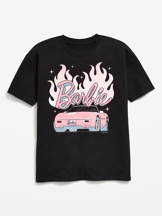 View large product image 1 of 2. Barbie™ Oversized Graphic T-Shirt for Girls