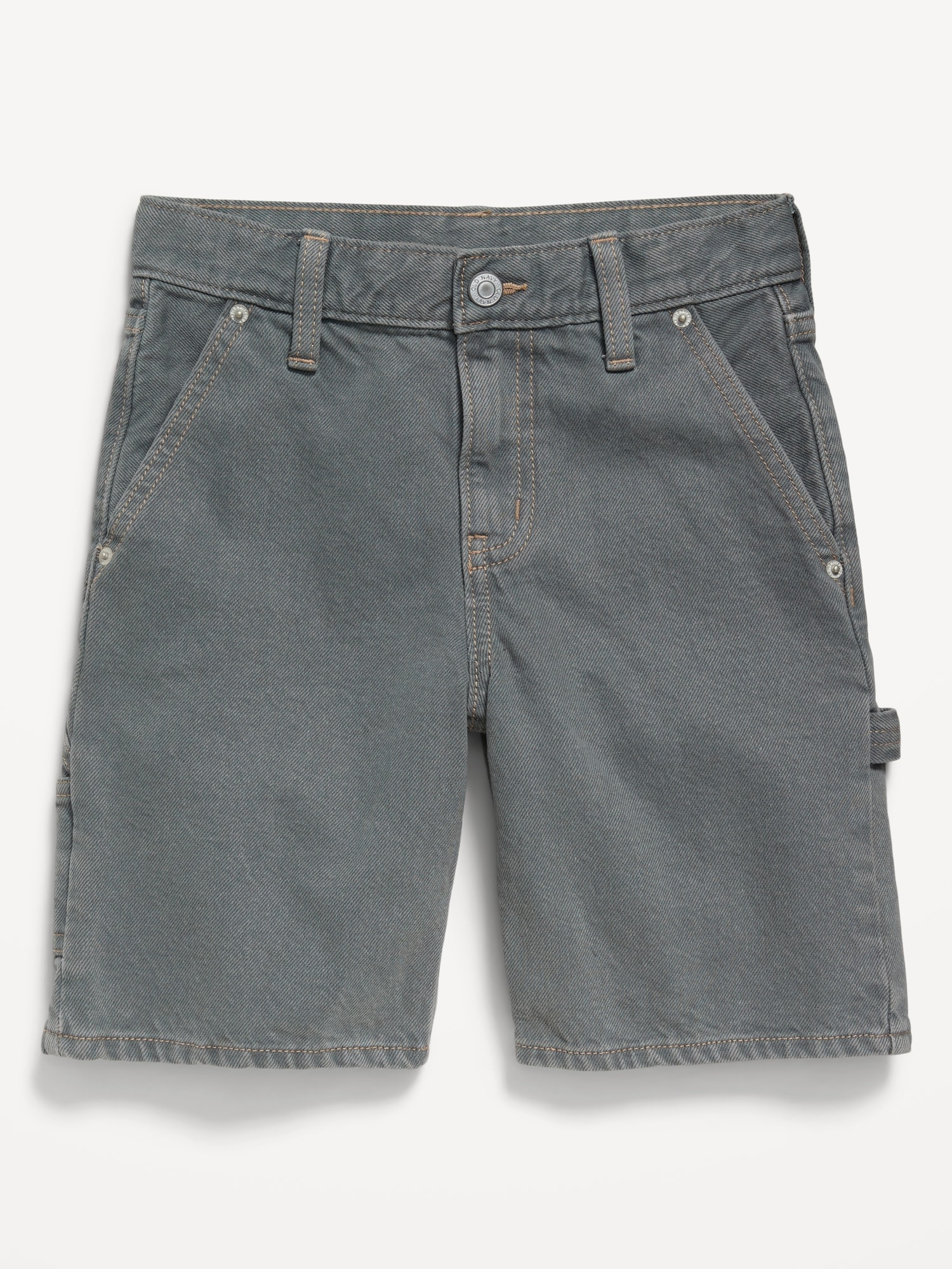 Knee Length Baggy Carpenter Jean Shorts for Boys