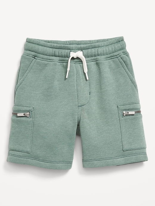 View large product image 1 of 3. Zip Cargo Fleece Shorts for Toddler Boys