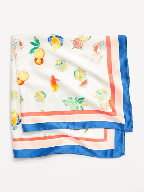Foulard en satin