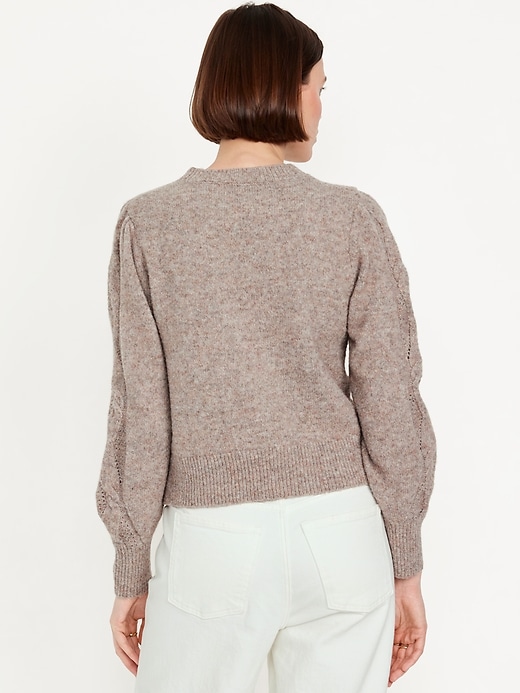 Image number 2 showing, Pointelle Sweater