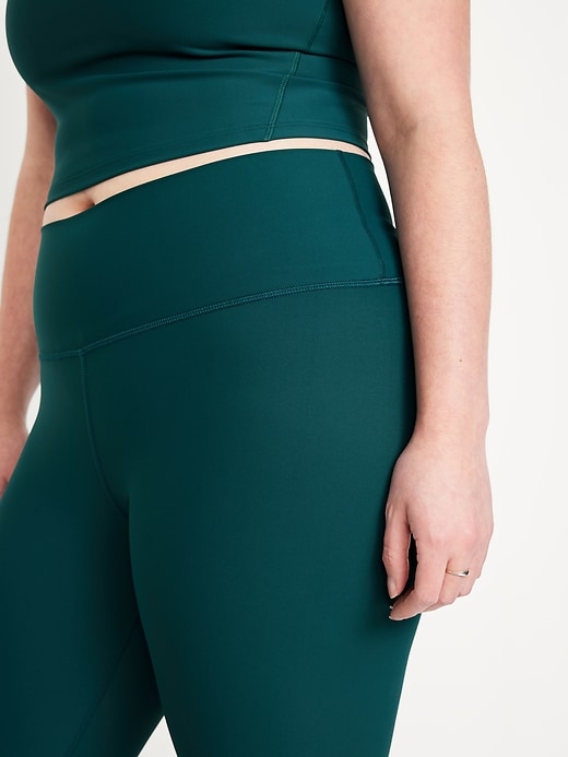 Image number 3 showing, High-Waisted PowerSoft Crop Leggings