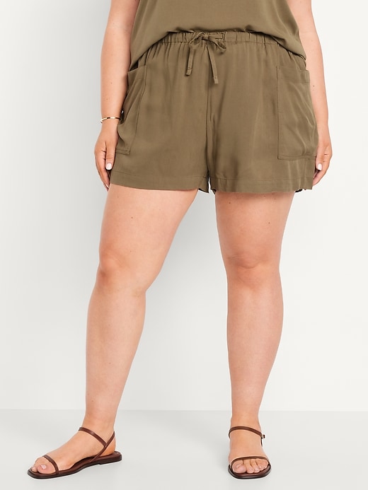 Image number 6 showing, High-Waisted Playa Shorts -- 3.5-inch inseam