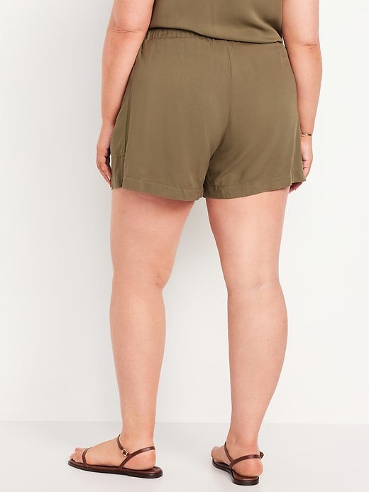 Image number 7 showing, High-Waisted Playa Shorts -- 3.5-inch inseam