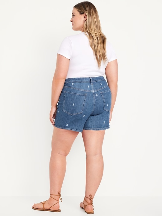 Image number 6 showing, High-Waisted OG Jean Shorts -- 5-inch inseam