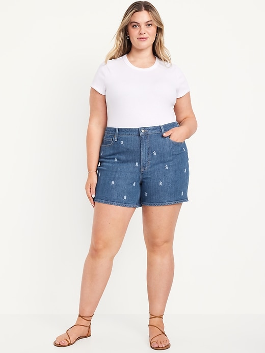 Image number 7 showing, High-Waisted OG Jean Shorts -- 5-inch inseam