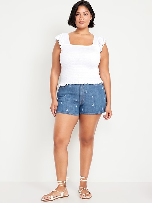 Image number 7 showing, High-Waisted OG Jean Shorts -- 3-inch inseam