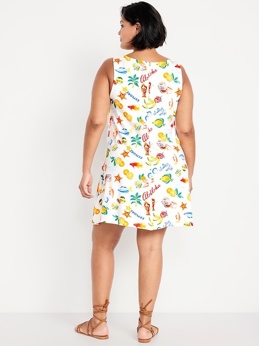 Image number 4 showing, Sleeveless Mini Swing Dress