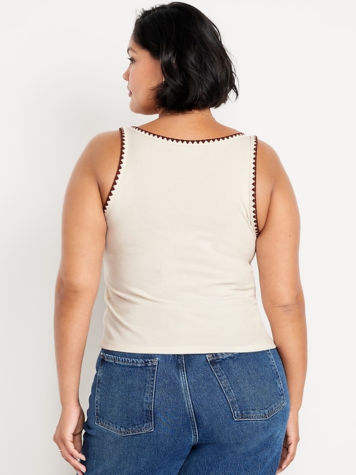 Image number 8 showing, Embroidered Tank Top