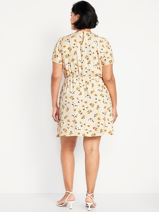 Image number 6 showing, Printed Crepe Mini Dress