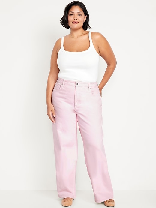 Image number 6 showing, Extra High-Waisted Wide-Leg Jeans