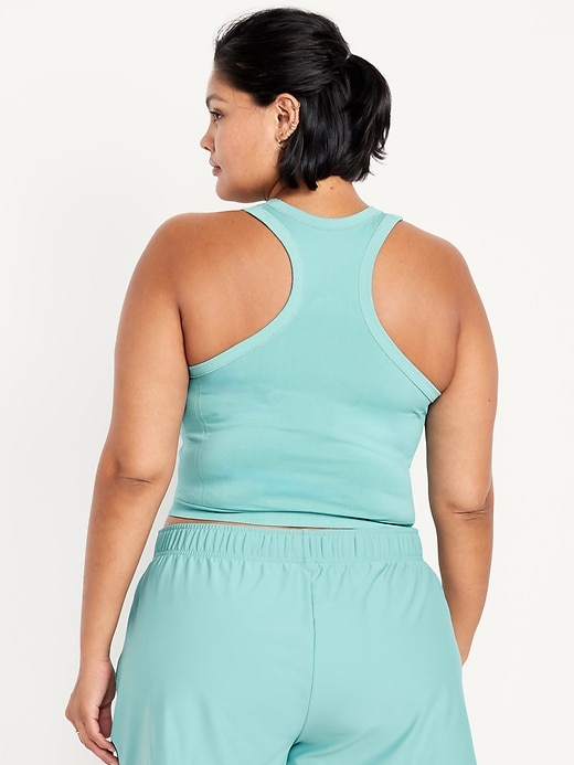 Image number 8 showing, Fitted Seamless Crop Tank Top