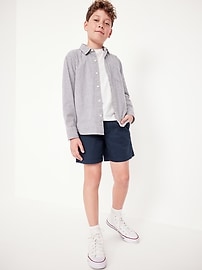 View large product image 3 of 5. Above Knee Twill Pull-On Shorts for Boys