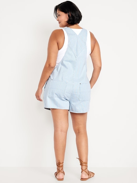 Image number 7 showing, Baggy Jean Shortalls -- 3-inch inseam