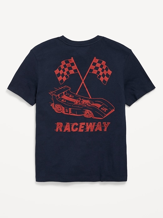 View large product image 2 of 3. Short-Sleeve Graphic T-Shirt for Boys