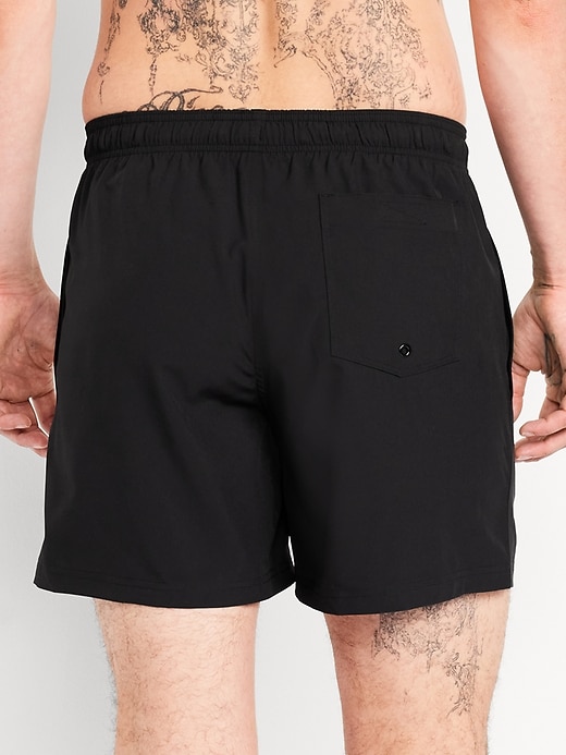 Image number 2 showing, Solid Swim Trunks -- 5-inch inseam