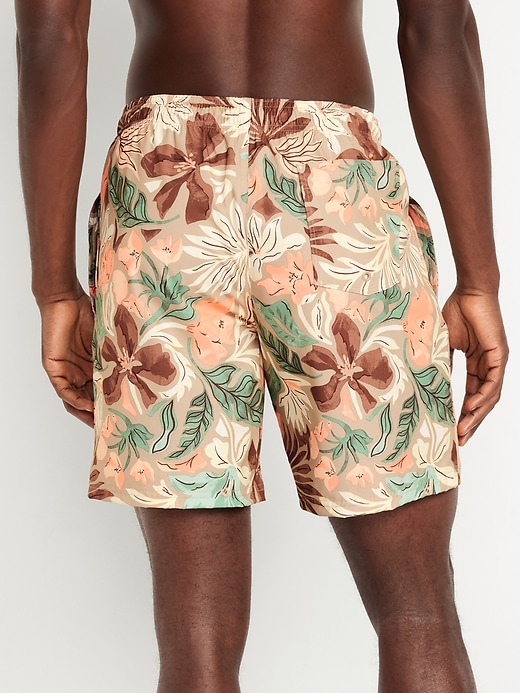 Image number 7 showing, Printed Swim Trunks -- 7-inch inseam