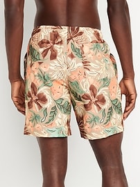Image number 2 showing, Printed Swim Trunks -- 7-inch inseam