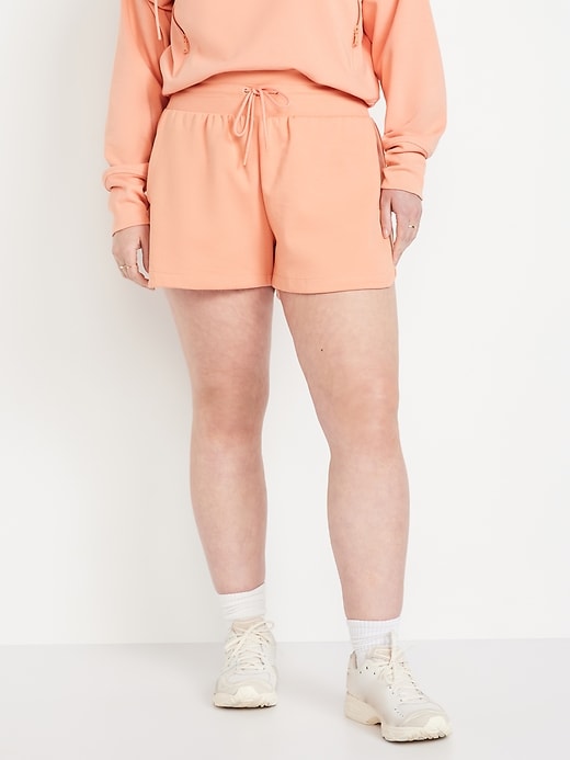 Image number 4 showing, Extra High-Waisted Dynamic Fleece Shorts