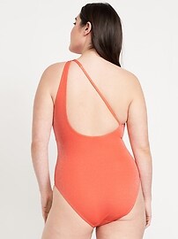 One-Shoulder Shine Swimsuit