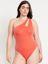 One-Shoulder Shine Swimsuit