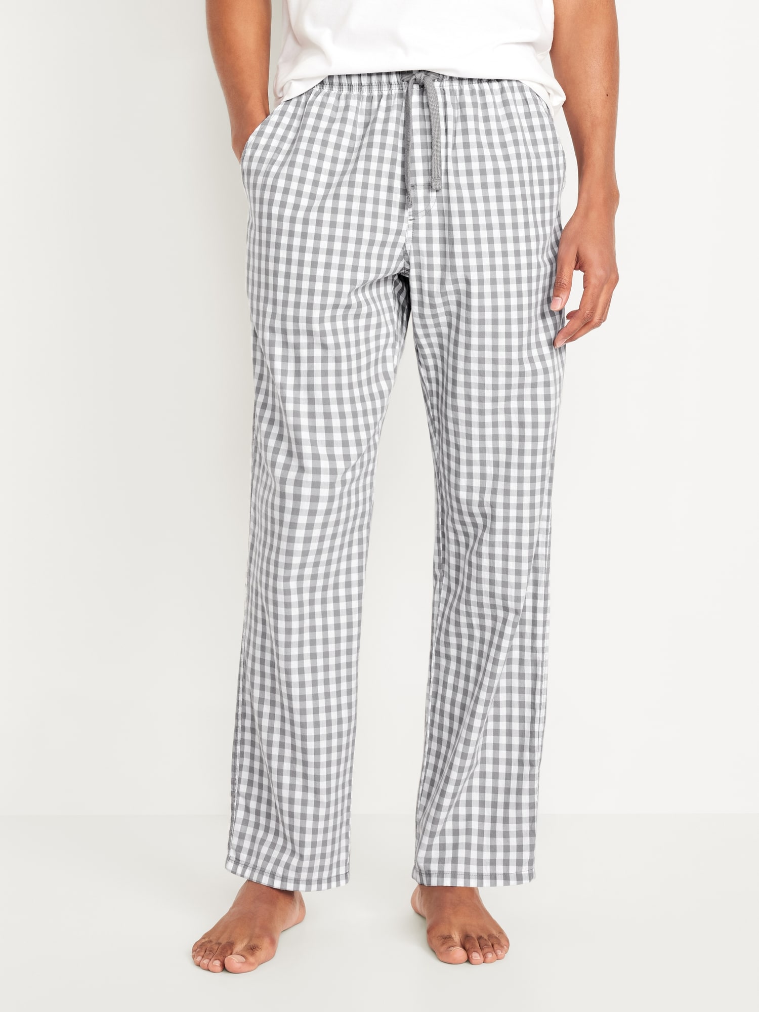 Poplin Pajama Pants for Men