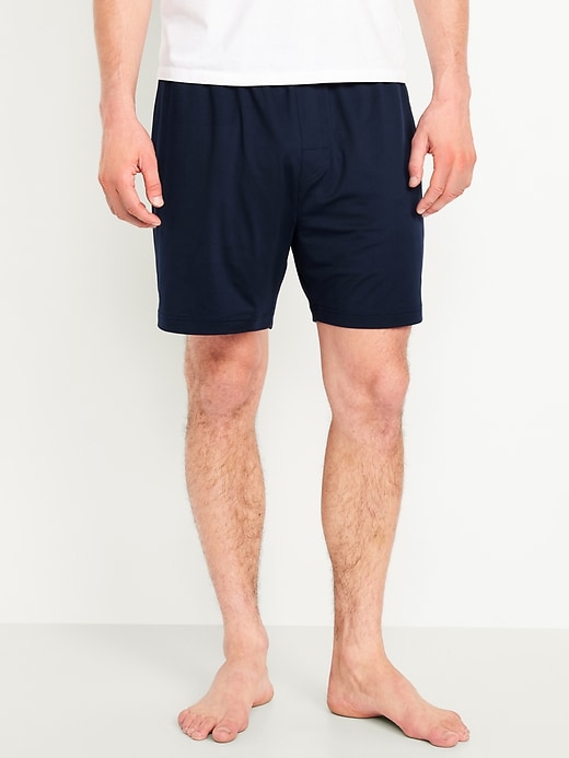 Image number 1 showing, Jersey Pajama Shorts for Men