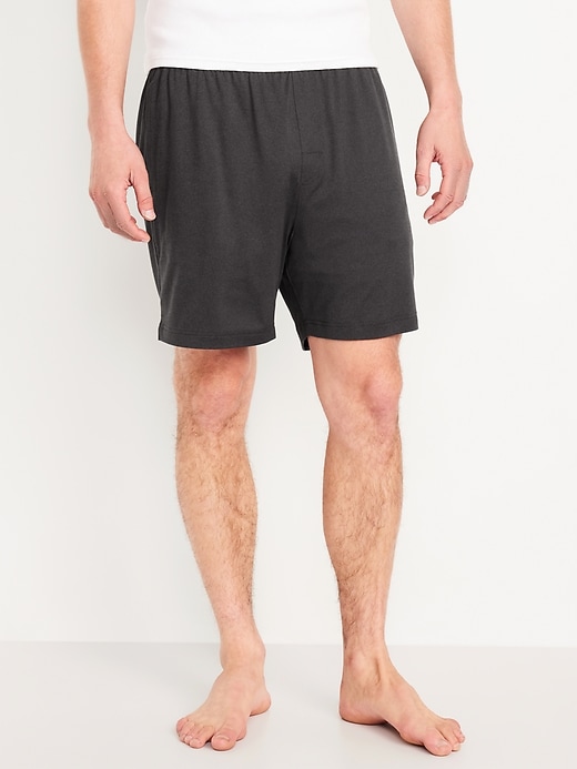 Image number 1 showing, Jersey Pajama Shorts for Men